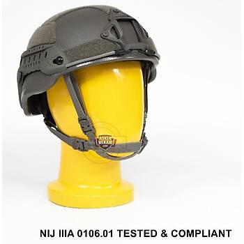 US ISO certified NIJ level IIIA 3A Mid Cut Helmet Foliage Green