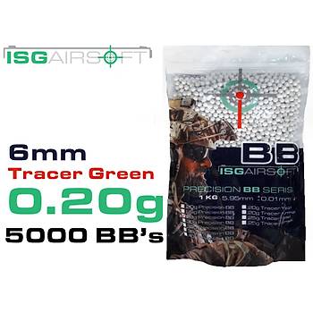 0.20g Tracer BB GREEN 5000adet 1KG XL Paket