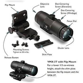 Vortex Optics Magnifie 3X B�y�te�
