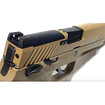 WE Airsoft F18 SIG P320 GBB Airsoft Tabanca - Çöl Rengi