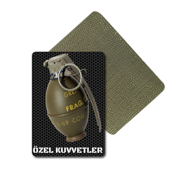 zel Kuvvetler El Bombas Metal Patch