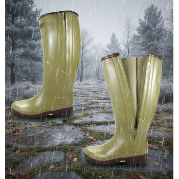 Avignon Premium Neopren Fermuarl� Kau�uk �izme � %100 Su Ge�irmez Konfor