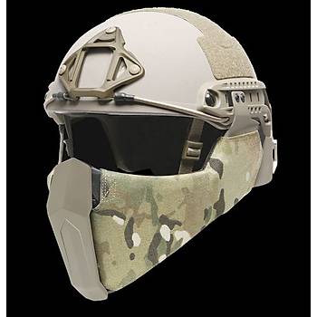 Us Balistik Mandible Kurşun Geçirmez Kask Çene Koruyucu