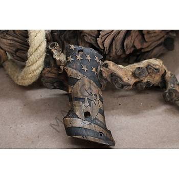 Colt 1911 Handgun Walnut Grips