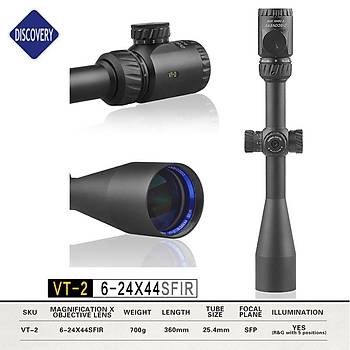 Discovery VT-2 6-24X44SFIR LR SFP IR-MIL