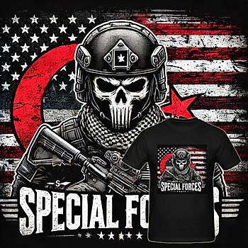 Turkish And Usa Special Forces TSHİRT