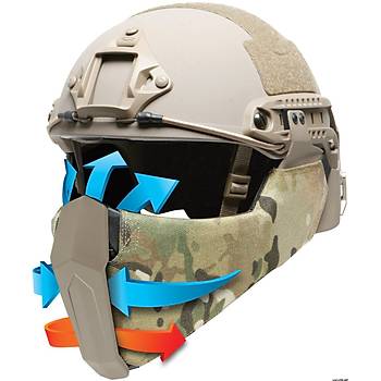 Us Balistik Mandible Kurşun Geçirmez Kask Çene Koruyucu