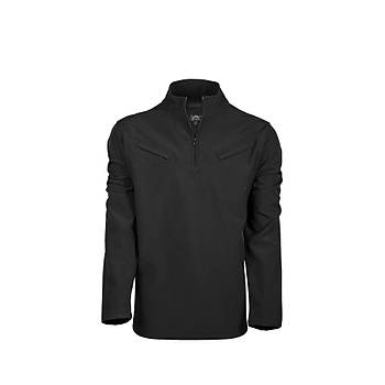 Softshell Uzun Kollu Siyah Tshirt