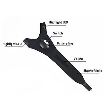 Led I��kl� Taktik Eldiven