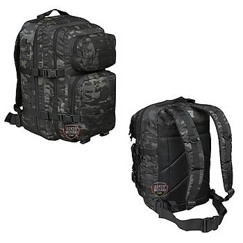 US ASSAULT PACK LARGE LASER CUT  multitarn black