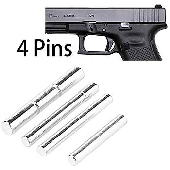 4 adet Paslanmaz Çelik Gen 4 Pin Kit Seti Glock