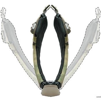 Us Balistik Mandible Kurşun Geçirmez Kask Çene Koruyucu