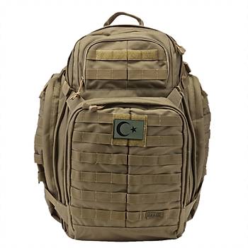 Cordura Kumaş Baskı Haki Türk Bayrağı Peç