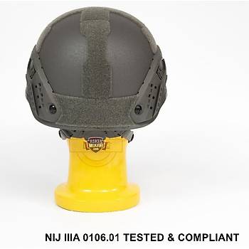 US ISO certified NIJ level IIIA 3A Mid Cut Helmet Foliage Green