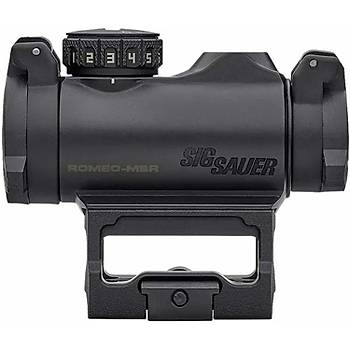 Sig Sauer ROMEO-MSR COMPACT RED DOT SIGHT, 1X20MM, 2 MOA RED DOT, 1.0 MOA ADJ, M1913, BLACK