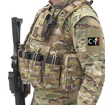 Cordura Kuma Bask Tactic Spartan Punisher Bayrak Pe