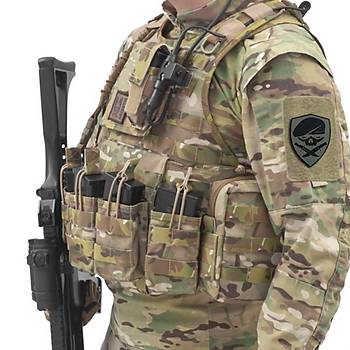 Cordura Kumaş Baskı Tactic Siyah Bere Peç