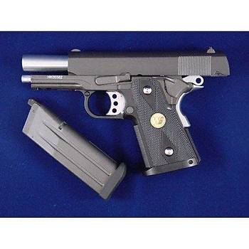 WE Hi-capa .45 A Full Metal Airsoft GBB Tabanca - Siyah
