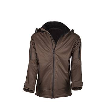 Taktik softshell mont kahve