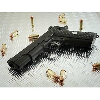 WE 1911 KAC KnightHawk Siyah FULL METAL Airsoft Tabanca