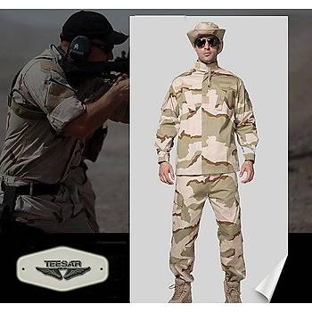 TEESAR ACU RIPSTOP DESERT CAMO UNIFORM