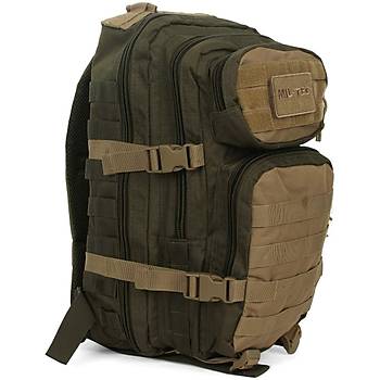 US Assault Pack Backpack Ranger Green/Coyote 45 Litre