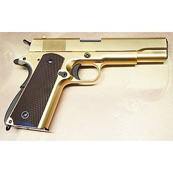 WE M1911 FULL METAL-24K Gold Plated Altın Kaplı Airsoft Tabanca