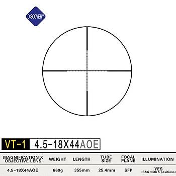 Discovery VT-1 4.5-18X44AOE MD SFP IR-MIL