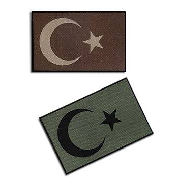 Cordura Kumaş Baskı Türk Bayrağı 2 li set