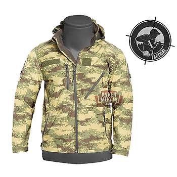 Nano Kamuflaj Softshell Ceket