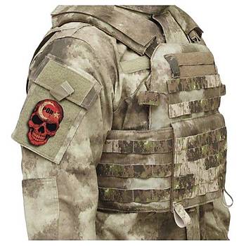 Cordura Kumaş Baskı Kırmızı Pöh Peç