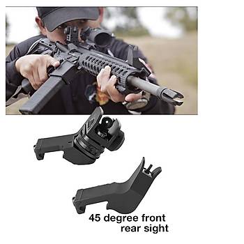 Tactical AR 15 Front/Rear 45-Degree