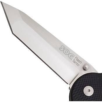 Us SOG FSA-8 Flash 2 Satin Plain Blade Çakı