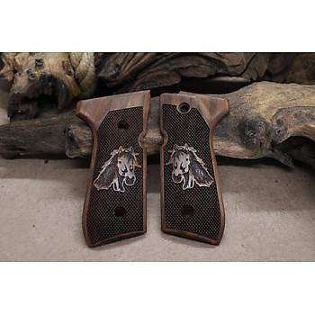 Beretta 92FS 96 98 M9 Handgun Walnut Grips