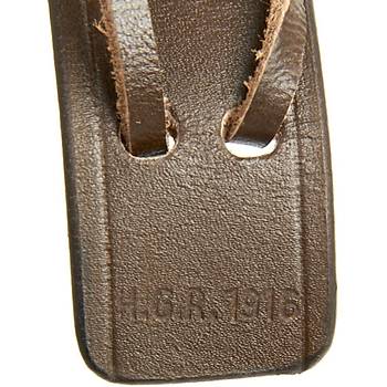 British LEE ENFIELD Leather Rifle Sling Deri Askı Kayışı