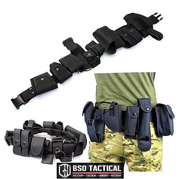 Tactical heavy duty belt set