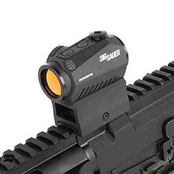 Sig Sauer ROMEO5 COMPACT RED DOT SIGHT, 1X20MM, 2 MOA RED DOT, 0.5 MOA ADJ, M1913, BLACK