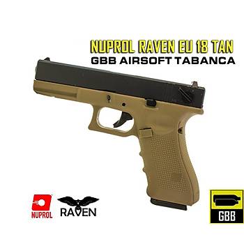 NUPROL RAVEN Glock G18 Gen4 GBB AIRSOFT TABANCA - ÇÖL RENGÝ