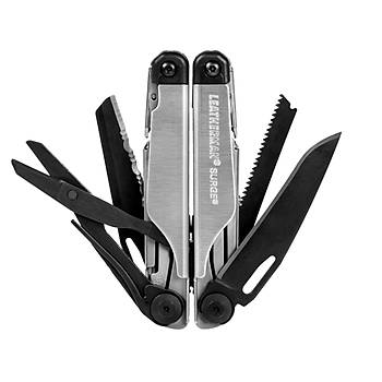 Us TacticalLeatherman Surge Black & Silver