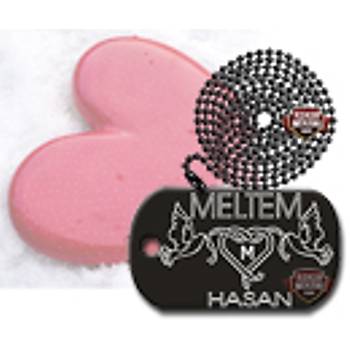 AK SEVG SEMBOLL KNYE MODEL 4 COLOUR MLTARY DOGTAG
