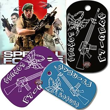SPECİAL FORCES AKREP TİMİ  KÜNYESİ MİLİTARY DOGTAG