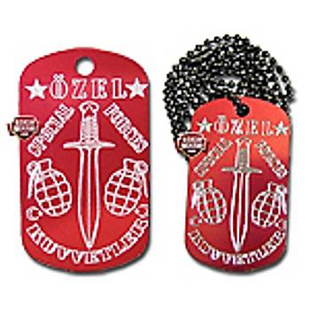 ZEL KUVVETLER KNYES MLTARY DOGTAG MODEL 2