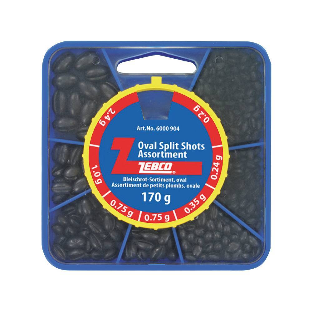 ZEBCO OVAL SPLIT SHOT ASSORTMENT 170 GR KURŞUN