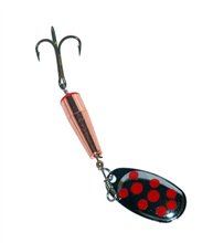 REMIXON HUNTER SPINNER 5GR KAŞIK METAL ÜSTÜ KIRMIZI BENEK
