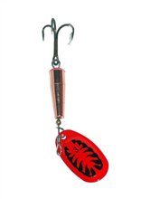 REMIXON HUNTER SPINNER 5GR KAŞIK KIRMIZI ÜSTÜ SİYAH DESENLİ