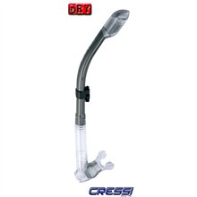 CRESSİ DESERT DRY CLEAR/SİLVER ŞNORKEL