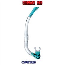 CRESSİ DELTA 2 CLEAR/GREEN ŞNORKEL
