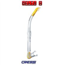 CRESSİ DELTA 1 SİLVER/YELLOW ŞNORKEL