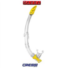 CRESSİ GAMMA CLEAR/YELLOW ŞNORKEL