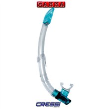 CRESSİ GAMMA CLEAR/GREEN ŞNORKEL